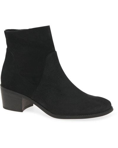 Paul Green Olivia Ankle Boots - Black