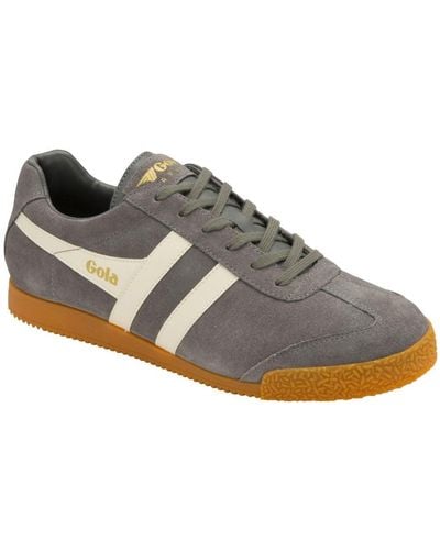 Gola Harrier Suede Trainers - Grey