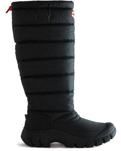 HUNTER Intrepid Tall Snow Boots - Black