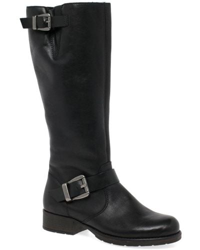 Rieker Feline Long Boots - Black