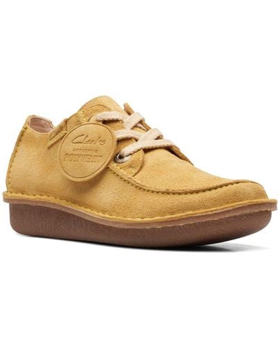 Clarks Funny Dream Casual Shoes - Natural
