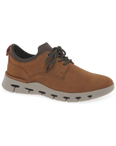 Clarks Nature X One Trainers - Brown