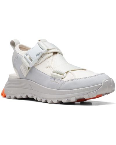 Clarks Atl Trek Strap Sneakers - White