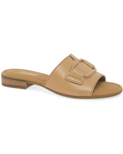 Gabor Flora Sandals Size: 3.5 - Natural