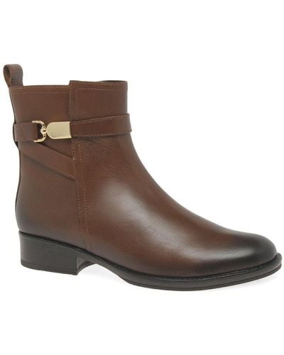 Gabor Anika Ankle Boots - Brown