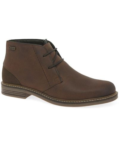Barbour Readhead Leather Chukka Boots - Brown