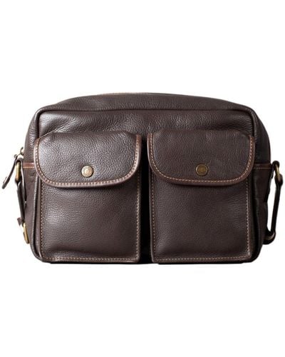 Lakeland Leather Kelsick Leather Messenger Bag - Brown