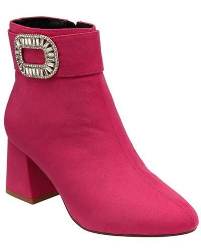 Lotus Duffie Ankle Boots - Pink