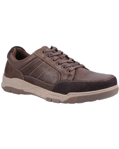Hush Puppies Finley Lace Up Shoes - Brown