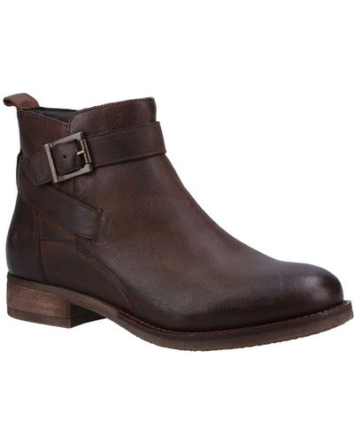 Hush Puppies Elizabeth Ankle Boots - Brown