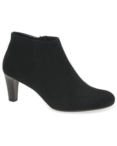 Gabor Fatale Ankle Boots - Black
