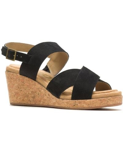 Hush Puppies Willow X Band Sandals - Black