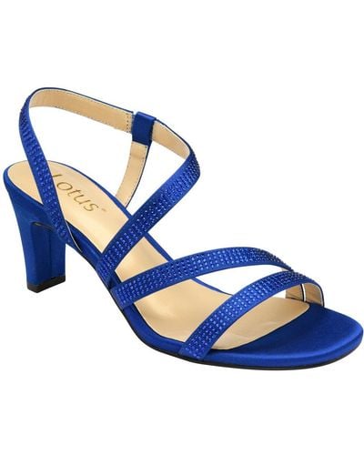 Lotus Bernadette Heeled Sandals - Blue