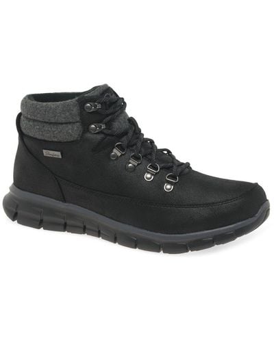 Skechers Synergy Cool Seeker Ankle Boots - Black