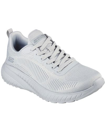 Skechers Bobs Sport Squad Chaos - Face Off Casual Trainers From Finish Line - Grey