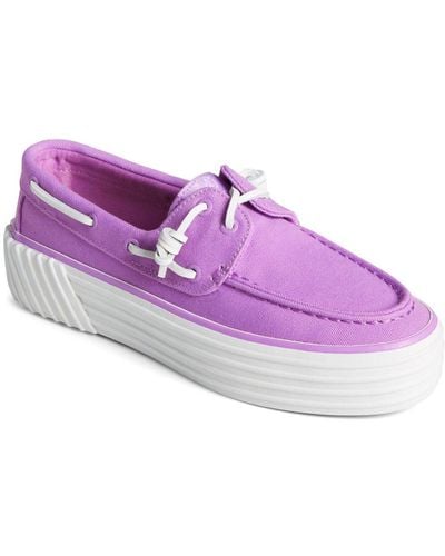 Sperry Top-Sider Crest Boat Platform Boat Shoes - Purple
