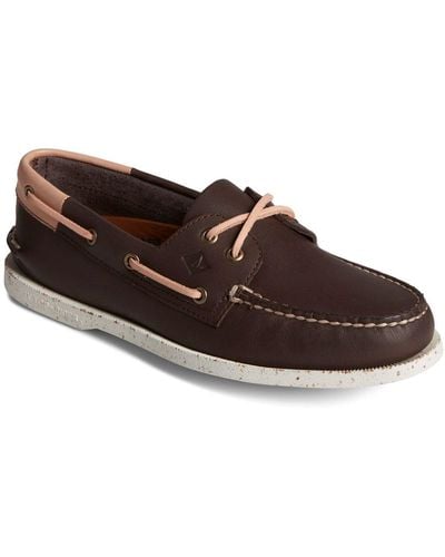 Sperry Top-Sider Authentic Original 2-eye Veg Re-tan Boat Shoes - Brown