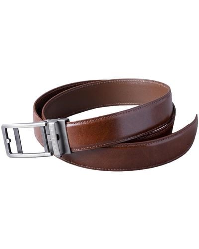 Lakeland Leather Ratchet Leather Belt - Brown