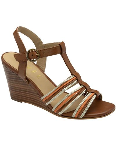 Ravel Lagan Wedge Sandals - Brown