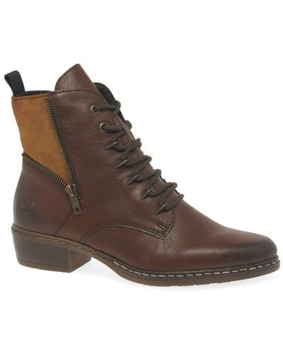 Rieker Regard Ankle Boots - Brown