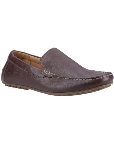 Hush Puppies Ralph Slip On Shoes - Brown