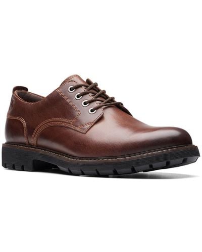 Clarks Batcombe Tie Lace Up Shoes - Brown