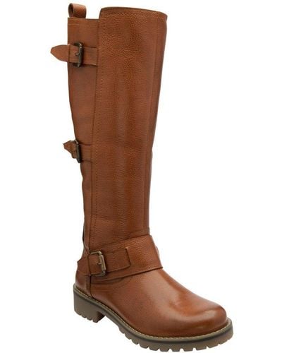 Lotus Indiana Knee High Boots - Brown