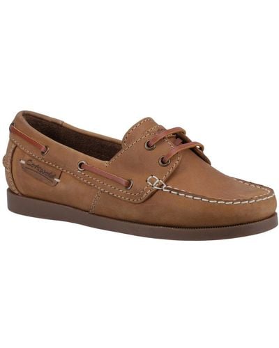 Cotswold Waterlane Boat Shoes - Brown
