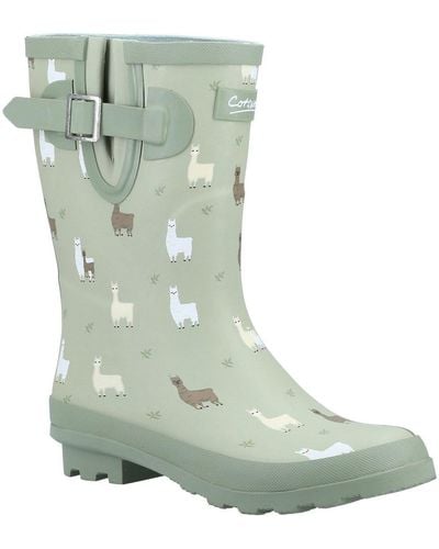 Cotswold Farmyard Mid Wellingtons Size: 3 - Green