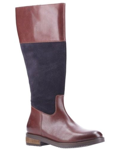 Hush Puppies Kitty Knee High Boots - Red