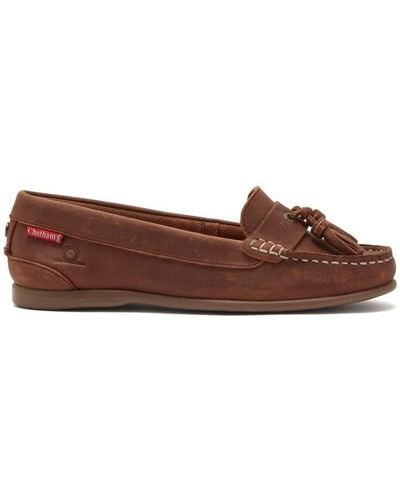 Chatham Pulau Boat Shoes - Brown