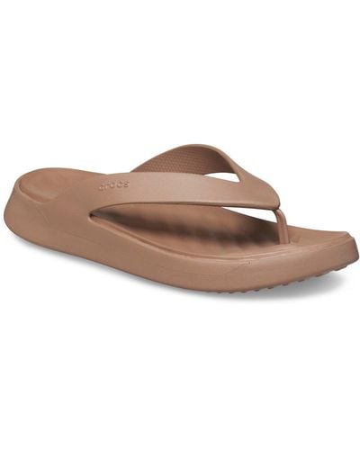 Crocs™ Getaway Flip Sandals - Brown