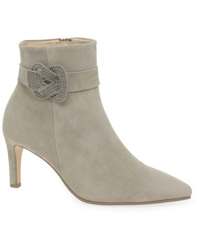 Gabor Badger Ankle Boots - Grey