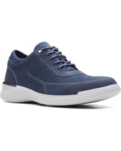 Clarks Donaway Lace Trainers - Blue