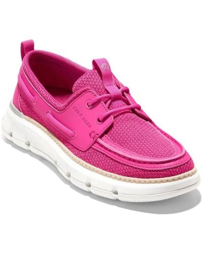 Cole Haan 4.zerogrand Regatta Boat Shoes Size: 4 - Pink