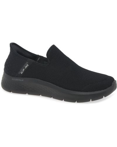Skechers Slip In Go Walk Flex Sports Shoes - Black