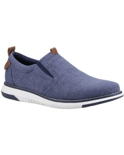 Hush Puppies Benny Slip On Shoes - Blue