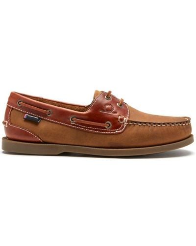 Chatham Bermuda Boat Shoes - Brown
