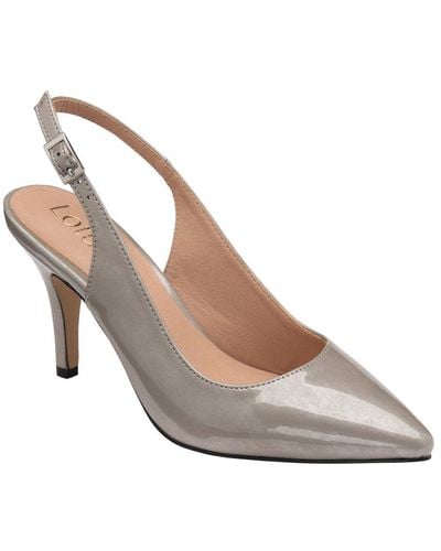 Lotus Remy Slingback Court Shoes Size: 4 - Metallic