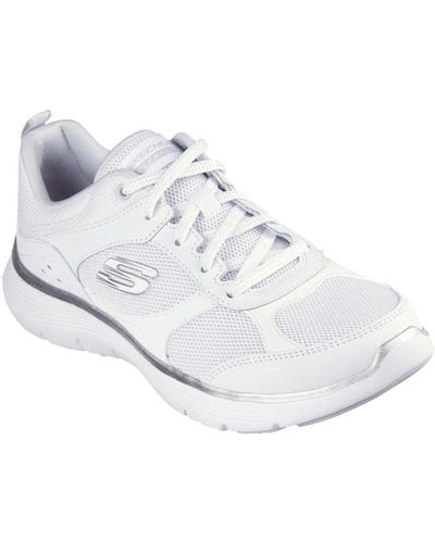 Skechers Flex Appeal 5.0 Fresh Touch Trainers - White