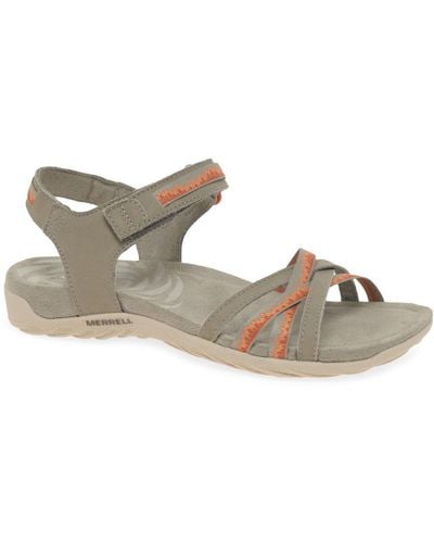 Merrell Terran 3 Cush Cross Sandals - Grey