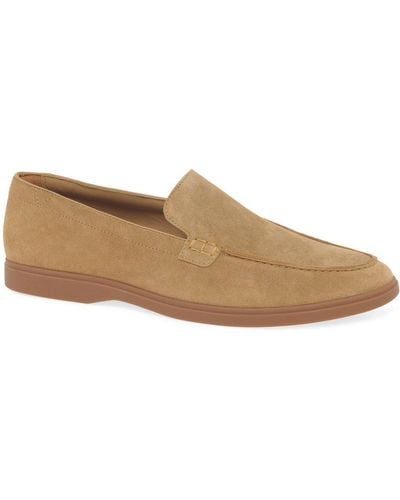 Clarks Torford Easy Loafers - Natural