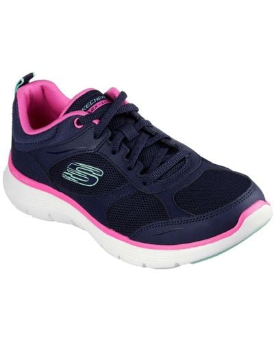 Skechers Flex Appeal 5.0 Fresh Touch Trainers Size: 3 - Blue