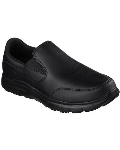 Skechers Flex Advantage Slip On Shoes - Black