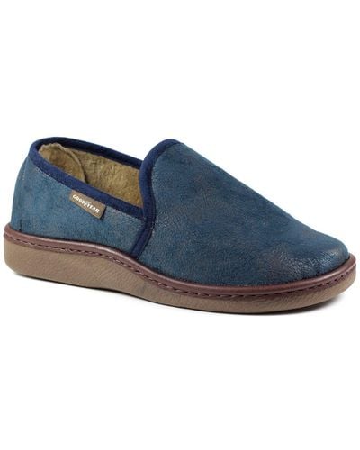 Goodyear Manor Slippers - Blue