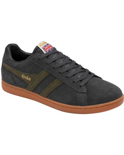 Gola Equipe Suede Casual Trainers - Black