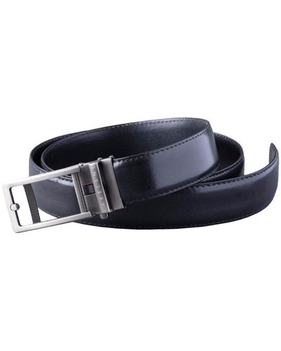 Lakeland Leather Ratchet Leather Belt - Blue
