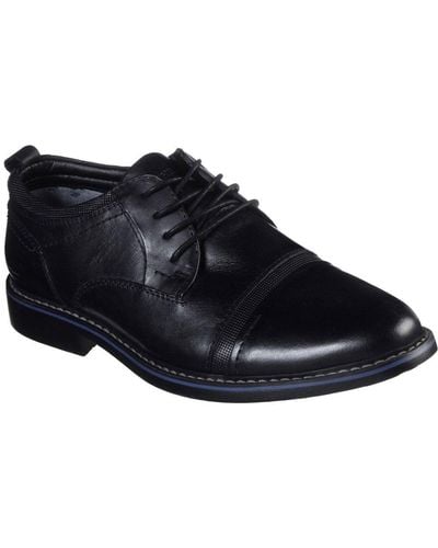 Skechers Bregman Selone Formal Shoes - Black