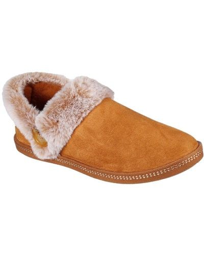 Skechers Cozy Campfire Fresh Toast Slippers - Brown
