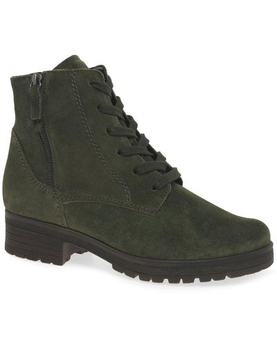 Gabor Zane Ankle Boots - Green